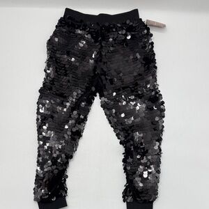 NWT One Monarchy large round sequin joggers size small, from vegas